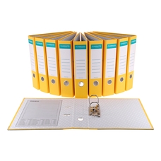 Classmates Lever Arch File - A4 - Yellow - Pack of 10
